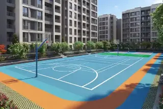 Basketball Court at LJB One Park Place