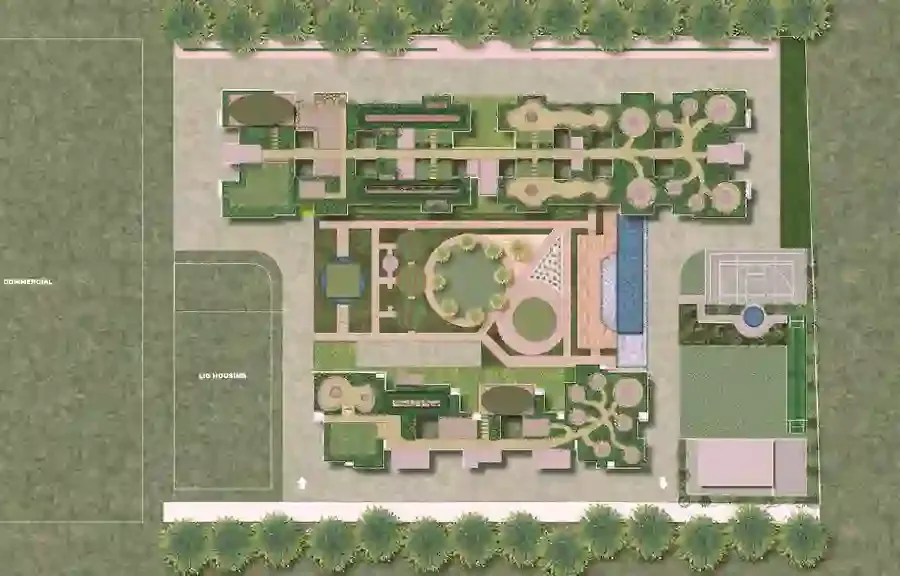 LJB One Park Place master plan layout